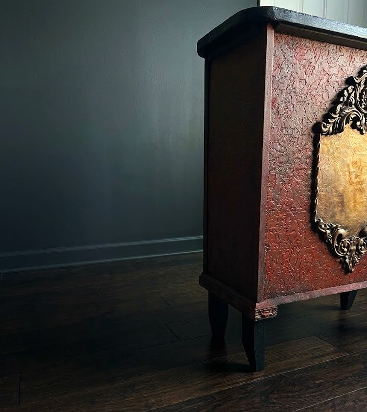 Hand-Painted Baroque Statement Table